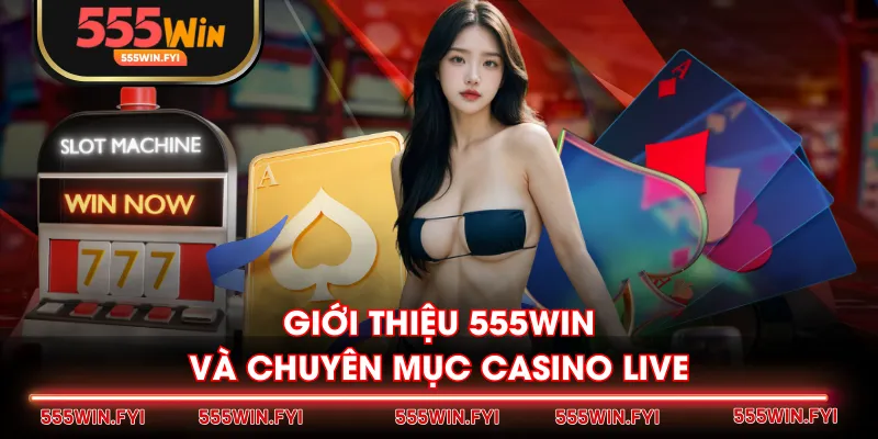 Giới thiệu 555WIN và chuyên mục casino live